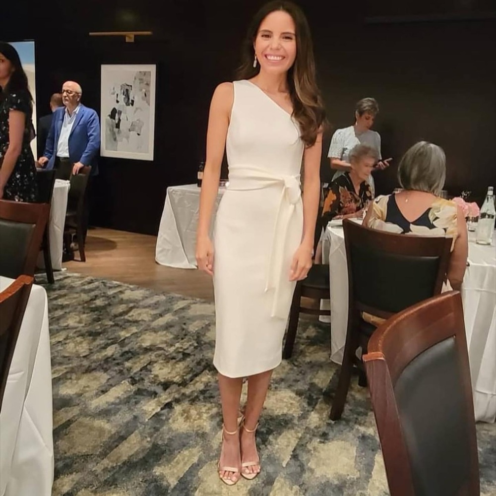 Shona Joy Lucy One-Shoulder Midi Dress